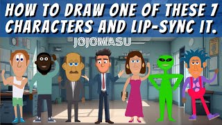 How to Draw and Lip Sync a 2D Character in Create Studio Using My Step by Step Approach.