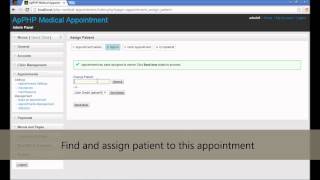 ApPHP Medical Appointment - Creating Appointment by Administrator