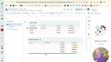 My Lazy Spot - Google Docs - New Building Block Smart Chips - Task Tracker, Decision Log & Contacts