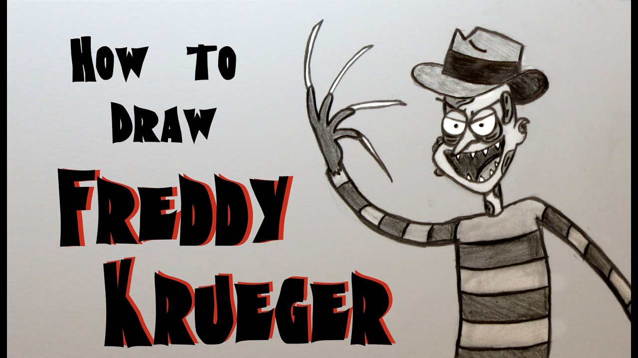 Ep. 125 How to draw Freddy Krueger ( Gravity Falls Style ) - YouTube