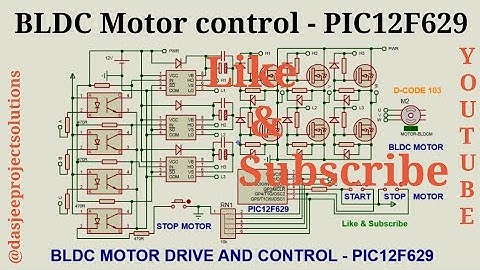 BLDC motor on off control | PIC12F629