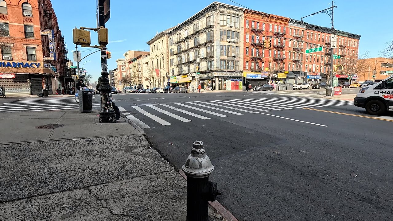 Hill Climbing In Upper Manhattan On W 145th St