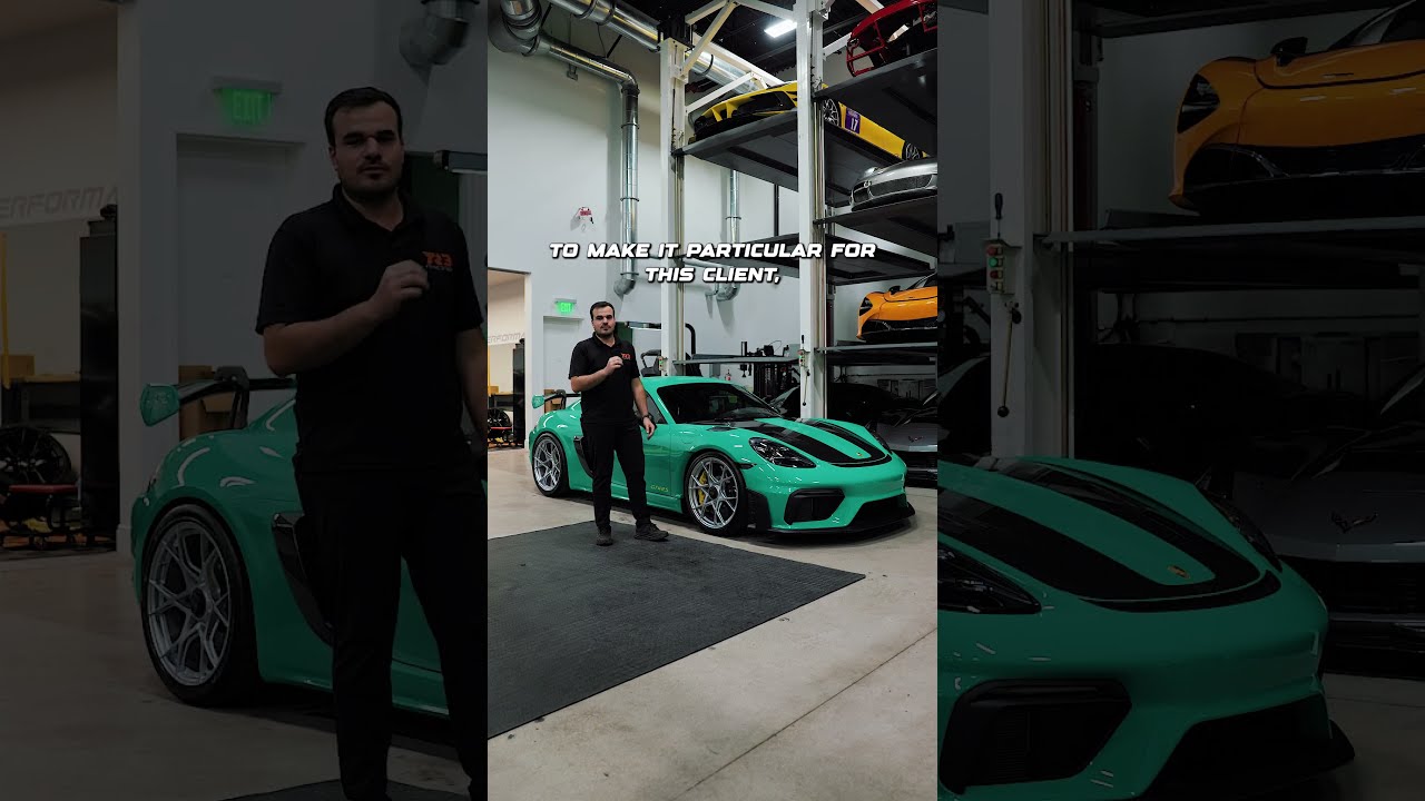 PTS Porsche GT4 RS Walk Through Jade Green Gt4rs Shorts