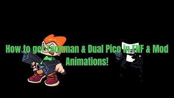 How to get DUAL PICO & TANKMAN badge in FNF  & MOD ANIMATIONS!