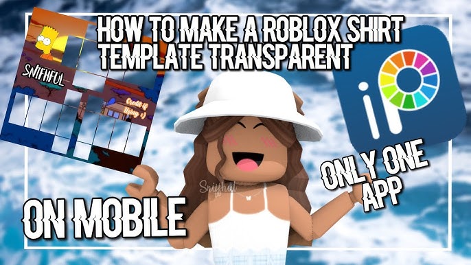 How to add Transparency (SHOW SKIN) on a ROBLOX Shirt/Pants 2017