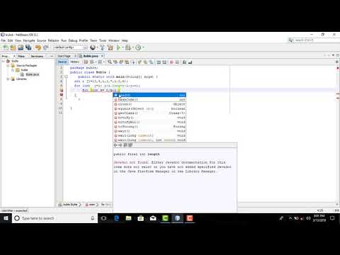 Tutorial program buble sort dalam java
