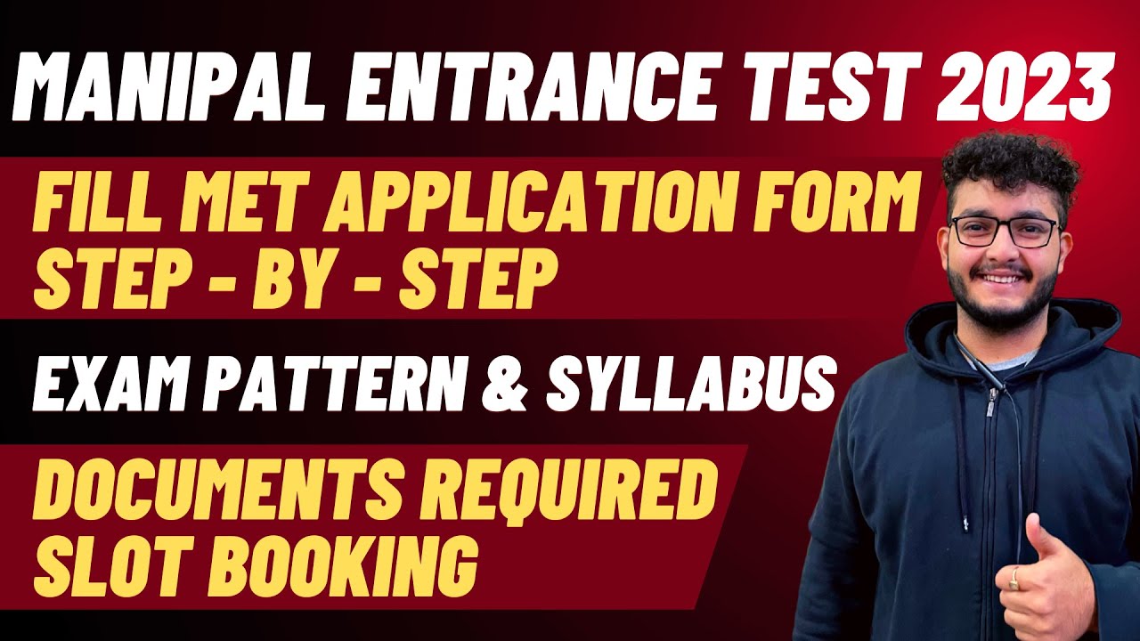 MET 2023 | Step By Step Application Form Submission | Pattern & Syllabus | Slot Booking | MUOET