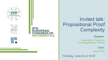 8ECM Invited Lecture: Alexander A.  Razborov