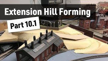 Creating a hill formation for a lift-out section.