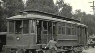 Harold Lloyd drives a Pacific Electric trolley in Girl Shy (1924)