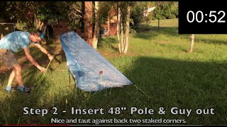 Zpacks Plexamid perfect pitch every time by Blue Boy Backpacking 2,146 views 4 years ago 3 minutes, 1 second