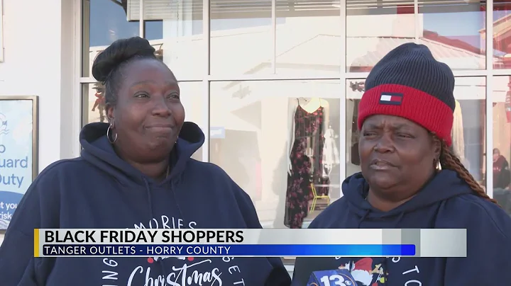 Tanger Outlet shoppers brave cold weather for Black Friday deals