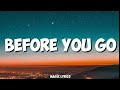 Lewis Capaldi - Before You Go (Lyrics)