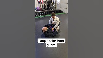 loop choke from guard #bjj #bjjcommunity #bjjfanatics #bjjaddict #jiujitsu