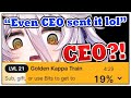 Henya panics at vshojo ceo sending her gift while golden kappa train