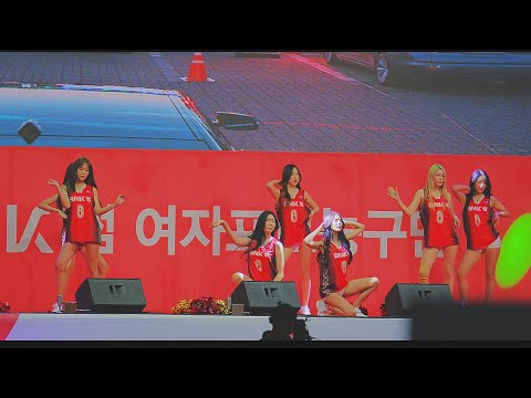 [ 6k ] SUM GIRLS 치어리더(박기량) Dance cover Hwa Sa(화사) _ Maria(마리아)@<strong>201016</strong> bnk 썸 여자프로농구단 개막식 [직캠/Fancam]