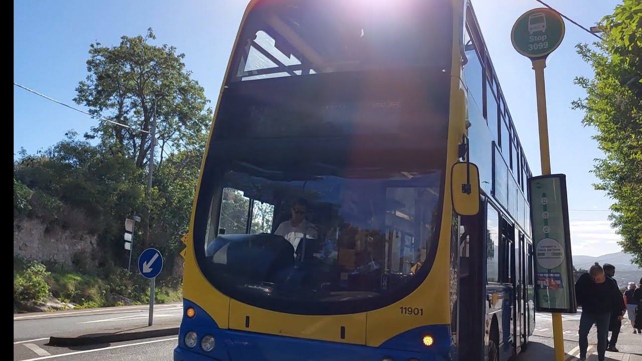 (Full Route Visual on the 59)on board 11901(B9TL) Dun Laoghaire to Killiney) 2/10/22