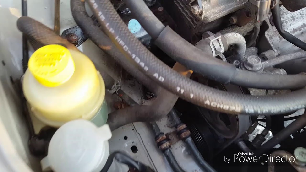 remplazando los soportes de un mazda protege del 2002