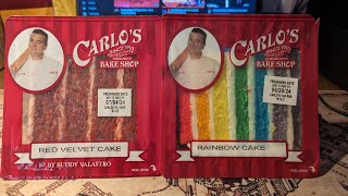 Buddy V's Cake Boss cake slice review #cakeboss  #buddyvalastro #cake