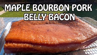 AMAZING Homemade Smoked Maple Bourbon Pork Belly Bacon | Stumps Smoker