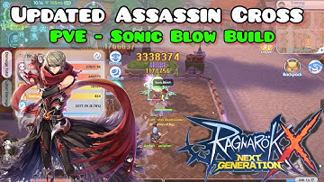 UPDATED LVL 60 ASSASSIN CROSS SONIC BLOW BUILD | ROX Global