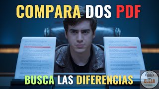 COMPARAR dos archivos PDF Gratis | BUSCA las DIFERENCIAS entre dos archivos de TEXTO | Tutorial
