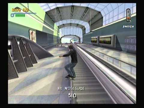 Tony Hawk's Pro Skater 3 fun at the airport with Darth Maul and Jamie Thomas