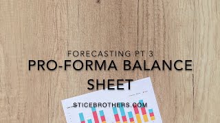 F03: Pro Forma Balance Sheet