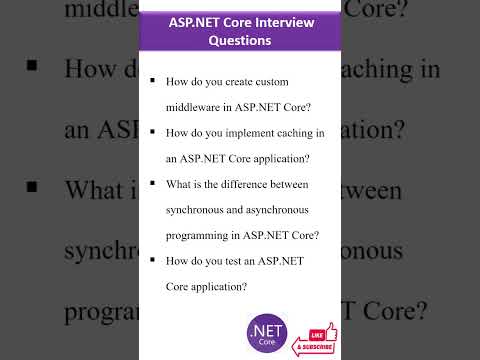 ASP.NET Core Interview Questions