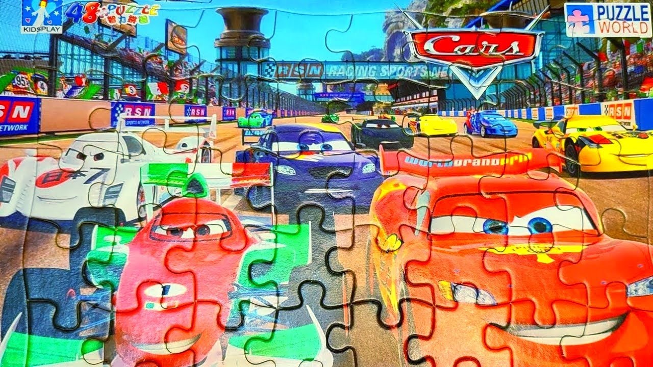 HOW TO SOLVE A PUZZLE | CARS JIGSAW PUZZLE | CARS AND FRIENDS | ADAJO ...