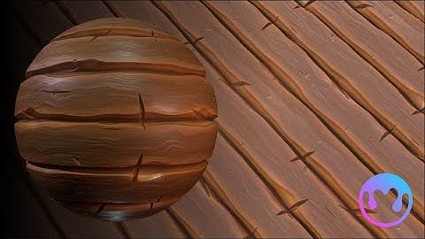 Stylized Wood Plank Material Timelapse | Material Maker