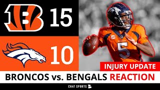 Teddy Bridgewater Injury News + Denver Broncos Rumors, Drew Lock Highlights vs Bengals | NFL Week 15