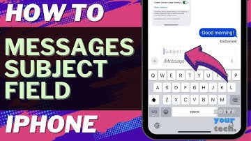 iOS 17: How to Enable Subject Field in Messages on iPhone