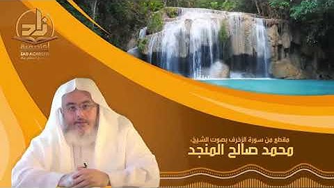 سورة الزخرف بصوت الشيخ محمد صالح المنجد تلاوة رائعة