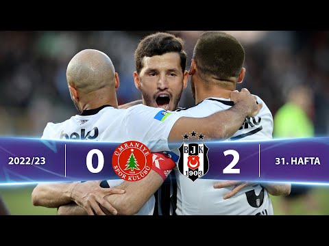 HangiKredi Ümraniyespor (0-2) Beşiktaş – Highlights/Özet | Spor Toto Süper Lig – 2022/23