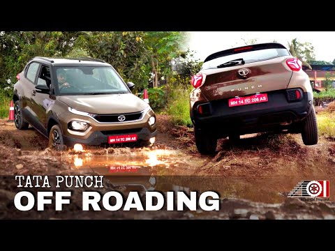 Tata Punch Extreme Off Roading Test | Water Wading, Articulation, Inclines, Rock Crawl, Ice Test