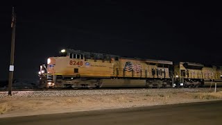 Union Pacific manifest creeps through Mesa, AZ