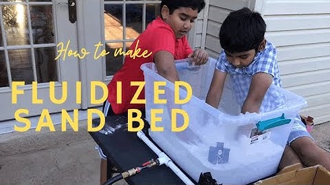 Science Experiment with Sand | Making a Fluidized Sand Bed | Making Sand Swim | Fluidization of Sand