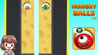 Hungry Balls Level 34 Solution Walkthrough