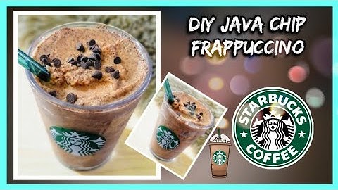 Easy Starbucks Java Chip Frappuccino | Frappe At Home | Cafe At Home