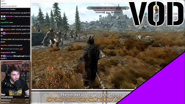 Skyrim but if Doug says "Dragon" 10 dragons spawn (VOD)