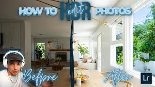 How To Edit Luxury HDR Real Estate Photos In Lightroom (+ FREE PRESET) // Window Pulls, Brushes etc