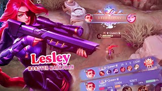 SMART LESLEY LEGANDARY GAMEPLAY 🤫🤑 16+KILLS ROAD TO IMMORTAL ~ BY  PAKISTANI GIRL ~ MLBB ~