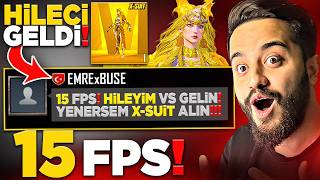 15 FPS HİLECİYE YENİLİRSEM X SUİT ALIYORUM?! İNANILMAZ! PUBG Mobile