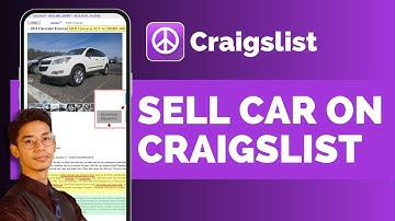 How To Sell A Car On Craigslist !