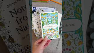 🌿 Johanna Basford Notes from Nature #coloring #artshorts