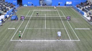 Highlights of the Aegon Classic 2013 women's doubles final in Birmingham