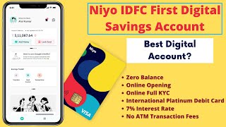 Niyo IDFC First Bank Digital Savings Account Features & Benefits | Best Digital Savings Account?