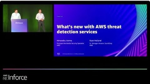 AWS re:Inforce 2022 - What’s new with AWS threat detection services (TDR202)