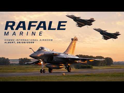 Rafale Marine Flottille 12 Marine Nationale.Somme International Airshow Albert, 28/08/2026 . 4Kᵁᴴᴰ